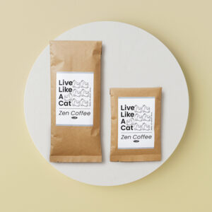 Product Podium - White Cylinder Podium, Beige Background, Flat Lay 3D Illustration